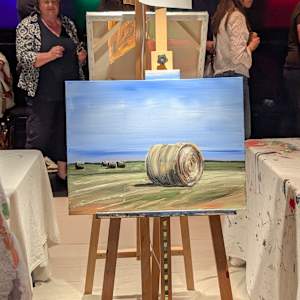 Cable Head Hay 4 - ArtLove Live Speed Painting Competition by Rebeka Darylin