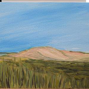 Parabolic Dunes (Greenwich) by Rebeka Darylin  Image: In progress - after 20 minutes