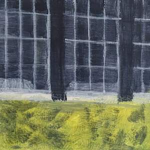 Outside the Veranda Tearoom (Macphail Homestead) by Rebeka Darylin  Image: In progress 1 - after first session