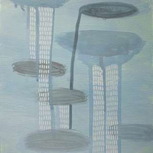 Ovals Blue by Lia Zuvilivia