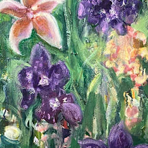 Orchid Dreams: Memories of Longwood Gardens by Gay P Cox  Image: Detail 2
