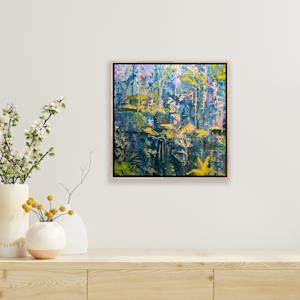 The Spell of Logwood's Water Gardens by Gay P Cox  Image: Exclusive at Red Raven Art Company, Lancaster PA. https://redravenartcompany.com/artist/gay-cox/