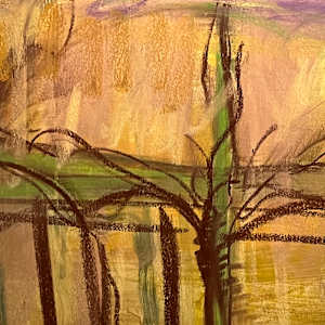 Golden Morning Glory by Gay P Cox  Image: Detail 2