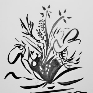 Ink Floral 3087 by Judith Beale, Image 1.