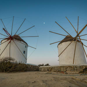 Moon Over Mykonos by Peter Mendelson