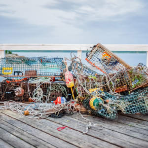 Mangled Lobster Traps by Peter Mendelson