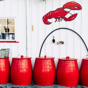 Lobster Pots by Peter Mendelson