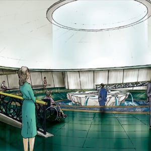Proposal: World Trade Center Memorial Design by Kent Mikalsen  Image: Perspective: The Rotunda