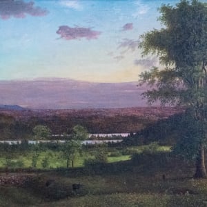 Luminous Sunset Over the Valley by Nelson Augustus Moore