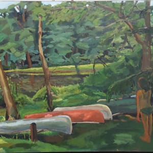 Morning by the Lake by Greta Kresse '21, Image 1.