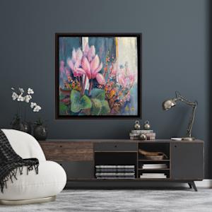 BLOOMING CYCLAMEN by Elena Turgeneva 