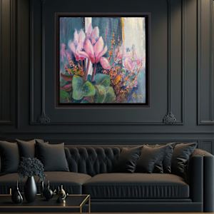 BLOOMING CYCLAMEN by Elena Turgeneva 