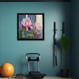 BLOOMING CYCLAMEN by Elena Turgeneva 