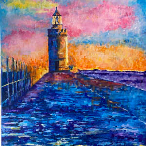 St Peter Port Lighthouse (Dazzling colours). No 5 by michelle