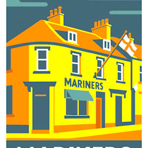 Mariners Pub digital illustration by michelle
