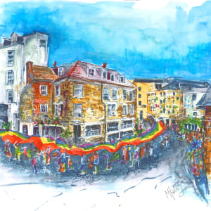 Pride March Landscape by michelle