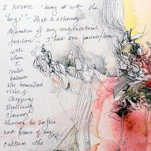 Carolee's Respect (I Never "Hung Out with the Boys") by Christina McPhee  Image: Carolee's Respect (I Never "Hung Out with the Boys") detail 1