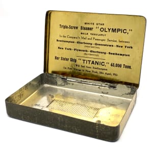 Titanic Advertising Cigarette Tin by W. Ariel Gray & Co. 