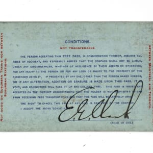 Grand Trunk Railway Pass 