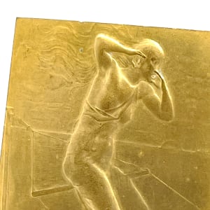 Wireless Memorial Medal/Plaque by Eugène Jean de Bremaecker  Image: Wireless Memorial Medal/Plaque, Obverse Detail