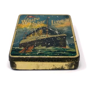 Titanic Advertising Cigarette Tin by W. Ariel Gray & Co. 