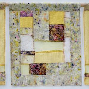 Viola Bojagi Inspired Hanging by Paige St-Pierre
