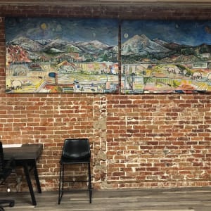 the Front Range impression by CORCORAN  Image: On display at 8Z Realty office on Main St. Longmont last summer (2023) for a group show.