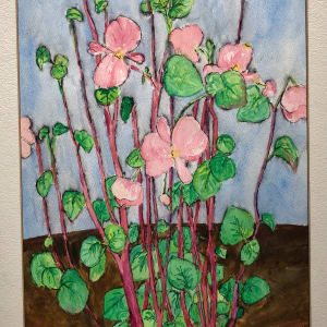 Flowering Pot by CORCORAN  Image: This was originally shown with a matte that cropped the edges off the work.