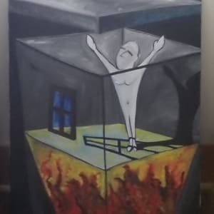 Untitled-SCAD ptg. by CORCORAN  Image: The uncropped canvas.