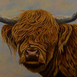 Buttercup the Highland Cow by Kendra Stone