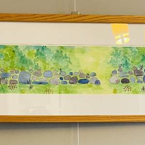 Old Stone Wall,  Longest Wall by Kathryn Bartholomew