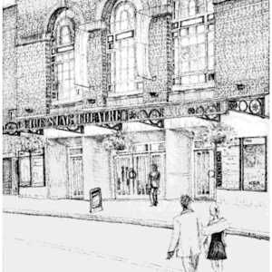Stag theatre drawing continued by Debbie  Farquharson