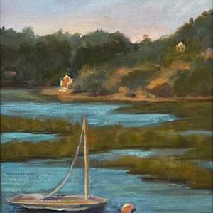 Anchored at Sunset by Elizabeth Ryan Swartz, Image 1.