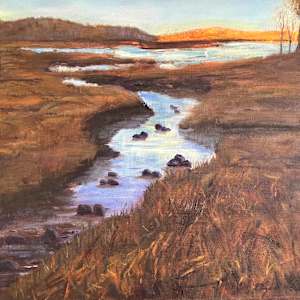Last Light on the Marsh by Elizabeth Ryan Swartz, Image 1.