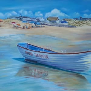 High Tide, Stone Harbor by Laura Mandile