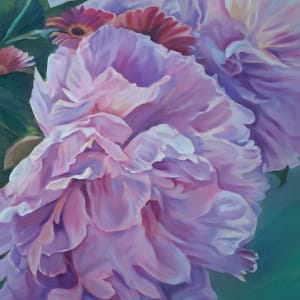 Pink Peony Bouquet by Laura Mandile