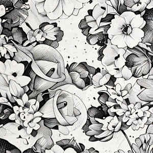 Nicole’s Eden by Cristina Sayers  Image: Line sketch - special request prints available 