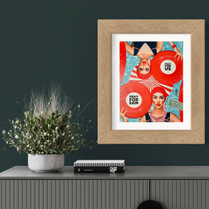 Pray 4 by Cristina Sayers  Image: Framed example