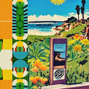 PLEASURE POINT PATH by Cristina Sayers, Image 1.