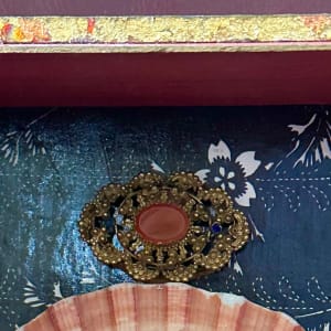 Buddha with shell Altar by Cynthia Shaw 