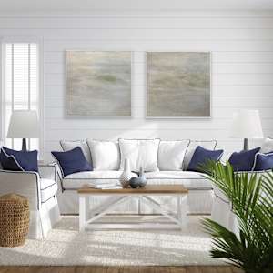 the surf diptych or surf I + surf II by Saltwater Fine Art | Susan J Roche, artist, Image 9.