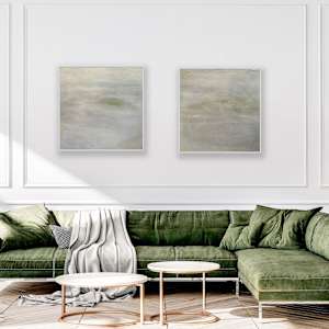 the surf diptych or surf I + surf II by Saltwater Fine Art | Susan J Roche, artist, Image 8.