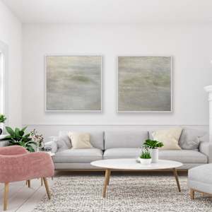 the surf diptych or surf I + surf II by Saltwater Fine Art | Susan J Roche, artist, Image 11.