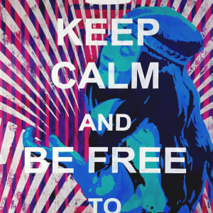 Keep calm and be free to yourself by Rudolf KRISTOFFER