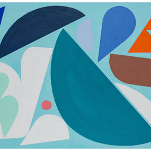 Half Moon Morning, 2025 by Marion Griese Art Studio