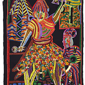 Sango, The God of Thunder by Nike Okundaye