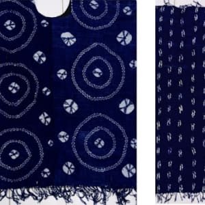 Adire - Hand-Tied Indigo Series by Femi Ologe
