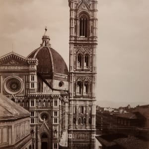 Duomo and Bell Tower, Florence, circa 1870 by Giocomo Brogi