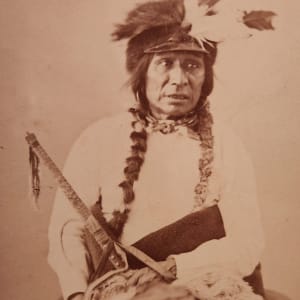 Portrait: Wa-Kan'-Du'-ta, "Red Thunder", Alexander Gardner, 1872 by Alexander Gardner