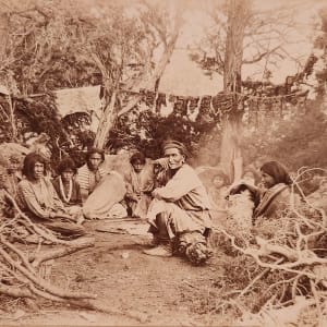 "Navajo Camp Scene", circa 1890s by Ben Wittick